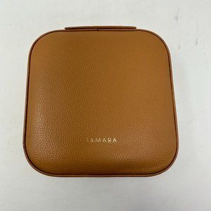 SAMARA Vegan Leather Travel Jewelry Box
